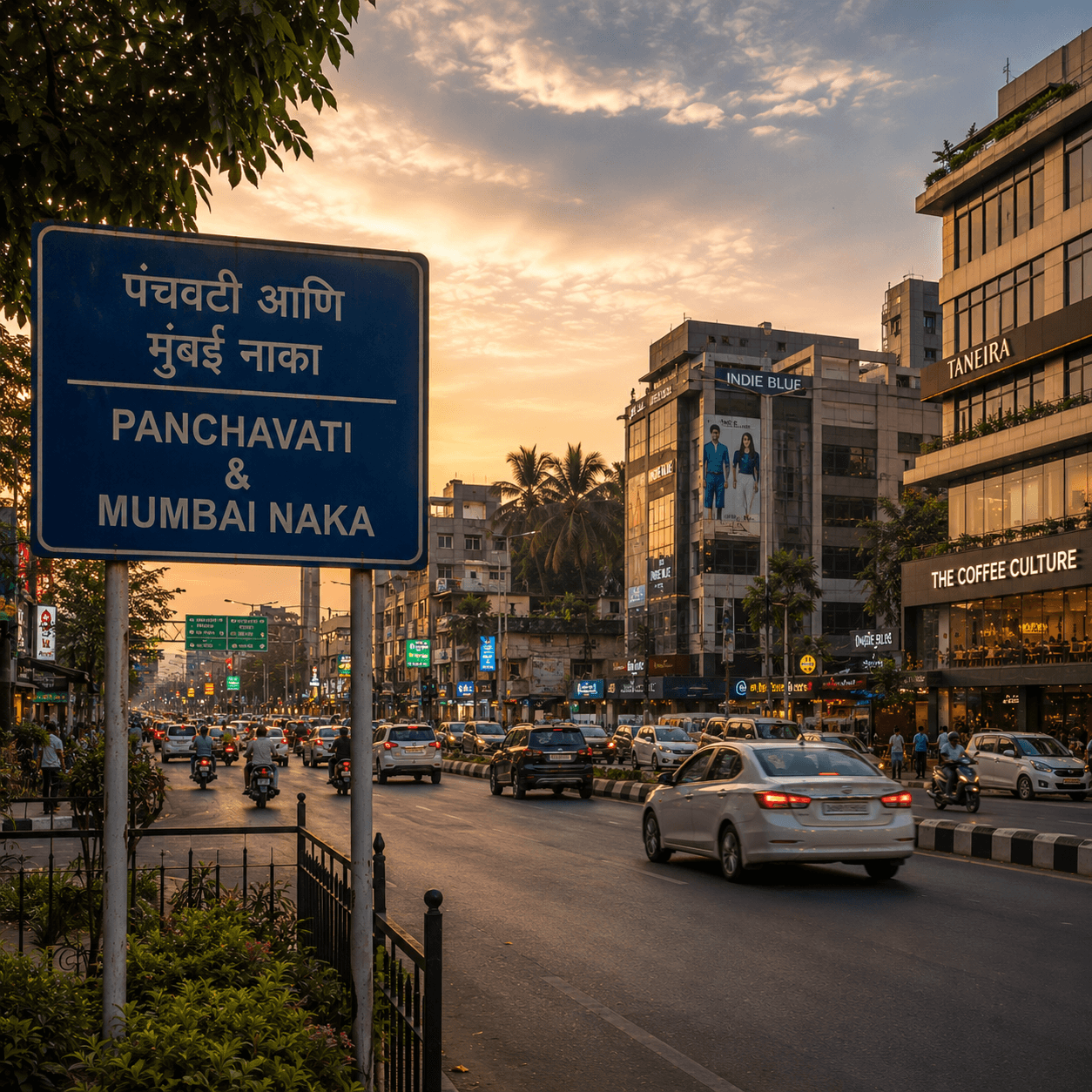 Panchavati and Mumbai Naka digital advertising
